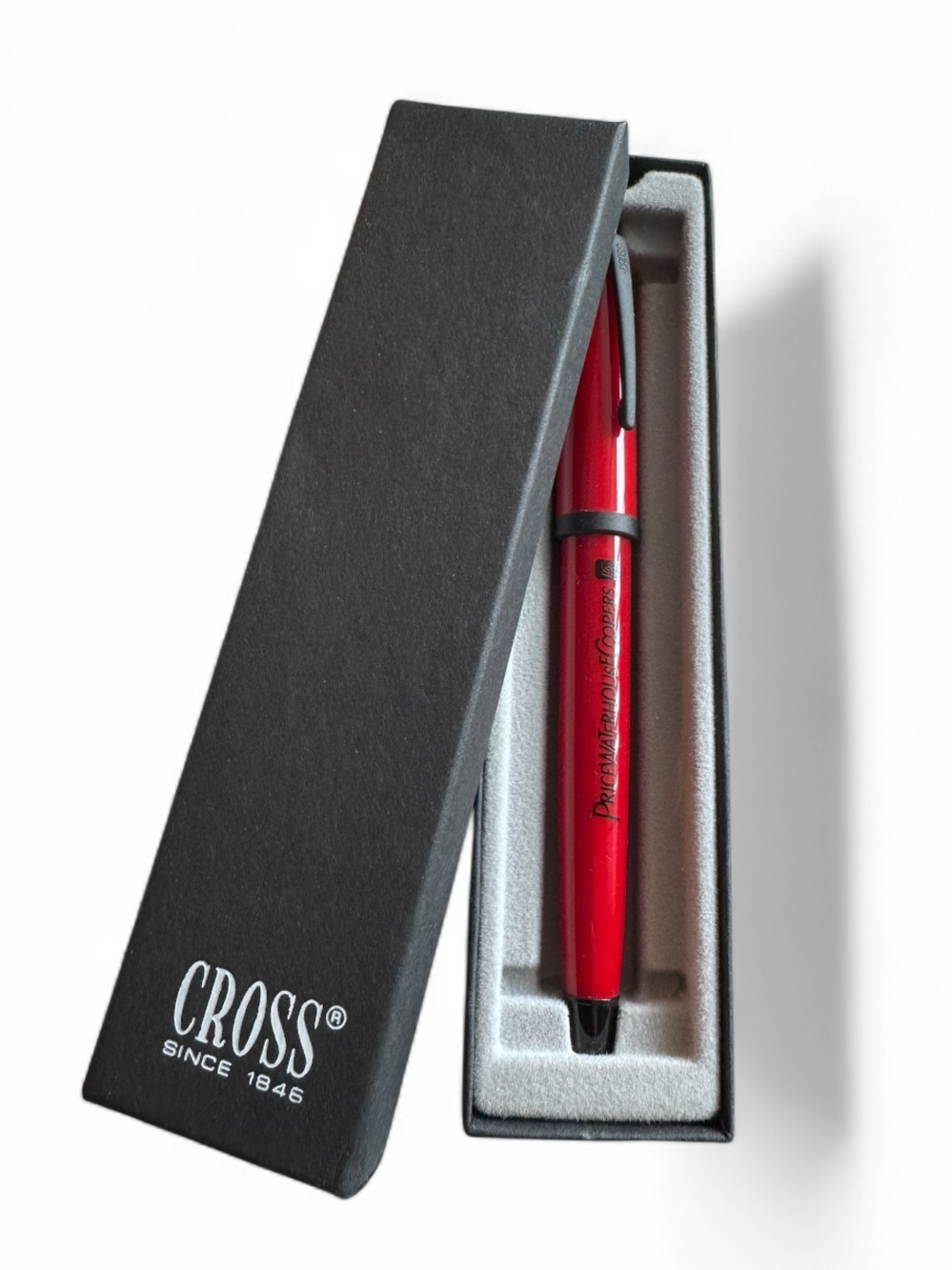 Cross 175-4G Red Rollerball Pen (PricewaterhouseCoopers Engraved) - No Ink - NEW